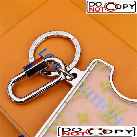 LV Prism ID Holder Bag Charm and Key Holder 